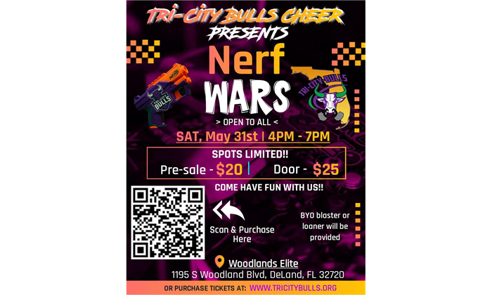 Cheer Nerf Fundraiser 